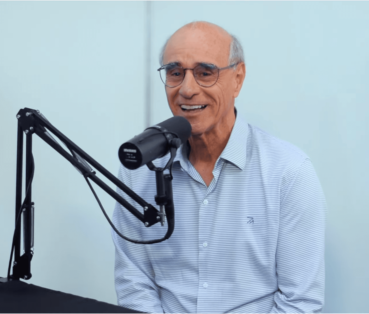 Fundador da Galwan na estreia de podcast do Sinduscon